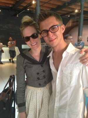 Me and Hattie Webb in the morning before leaving Lodz. Such a beautiful lady! &quot;Oh, Ivan, how are you today?&quot; :)
