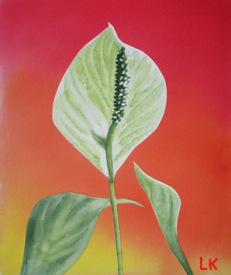 Lisa LC Fan paints a Peace Lily (small).jpg